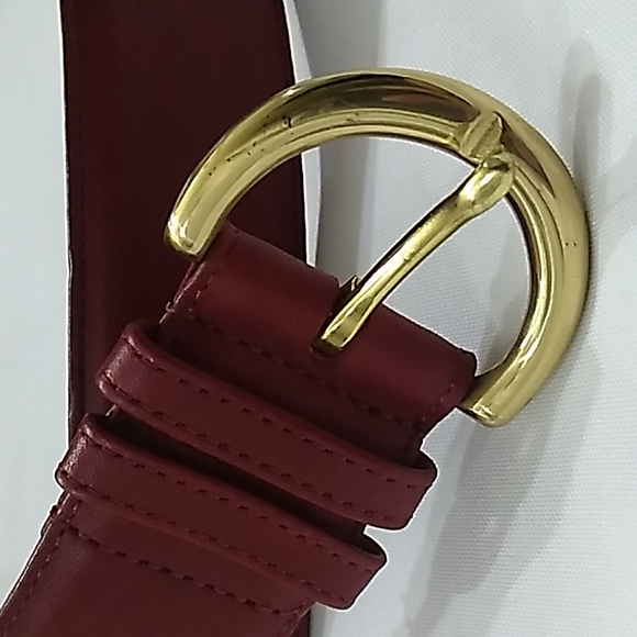 Vintage Coach Red Leather Belt main image 8